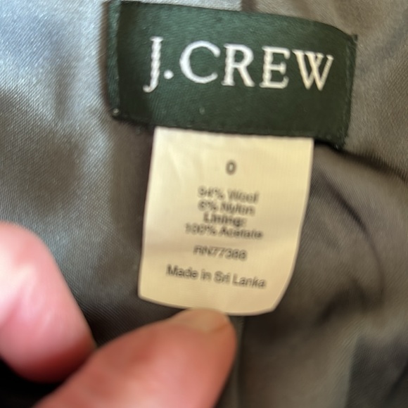 J. Crew Black Double Cloth Tulip Coat - Picture 4 of 8